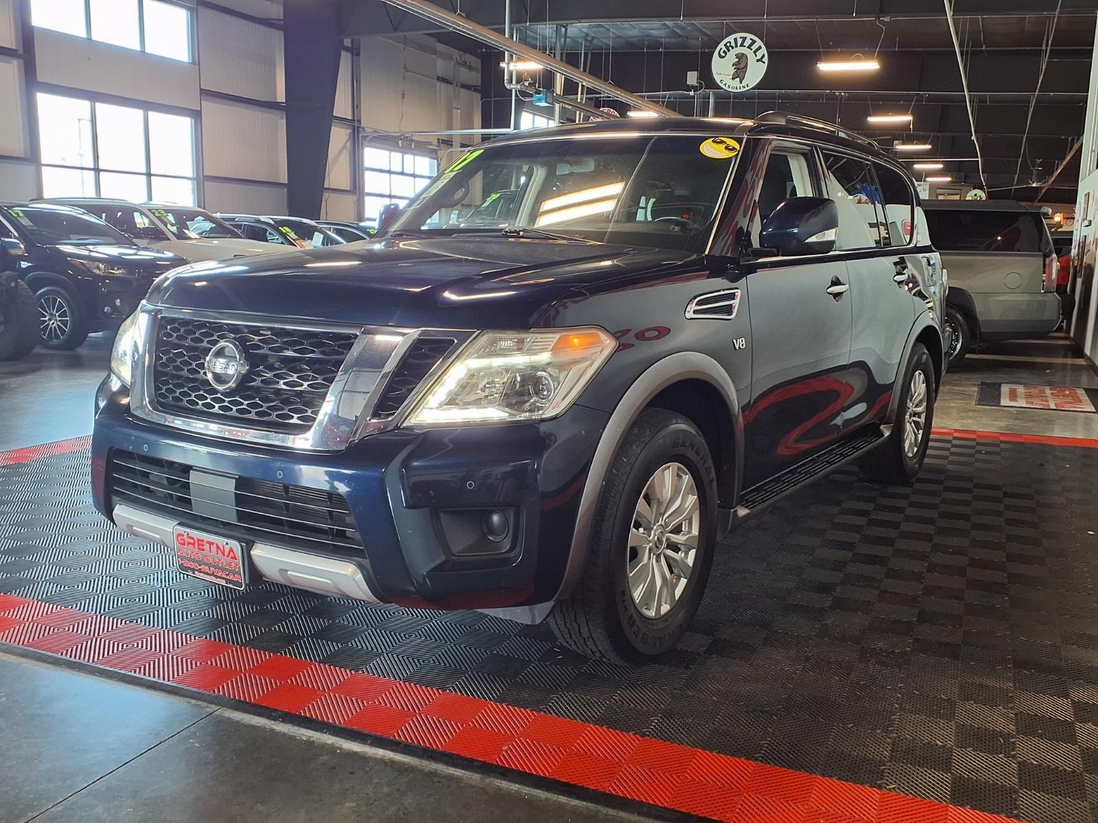 2017 Nissan Armada SV - Hermosa Blue exterior view 4