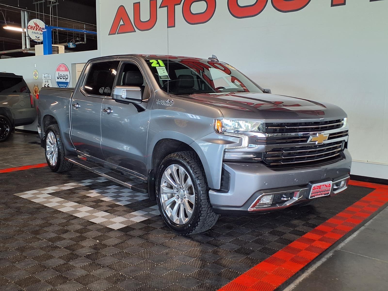 2021 Chevrolet Silverado 1500 High Country - Satin Steel Metallic exterior view 2