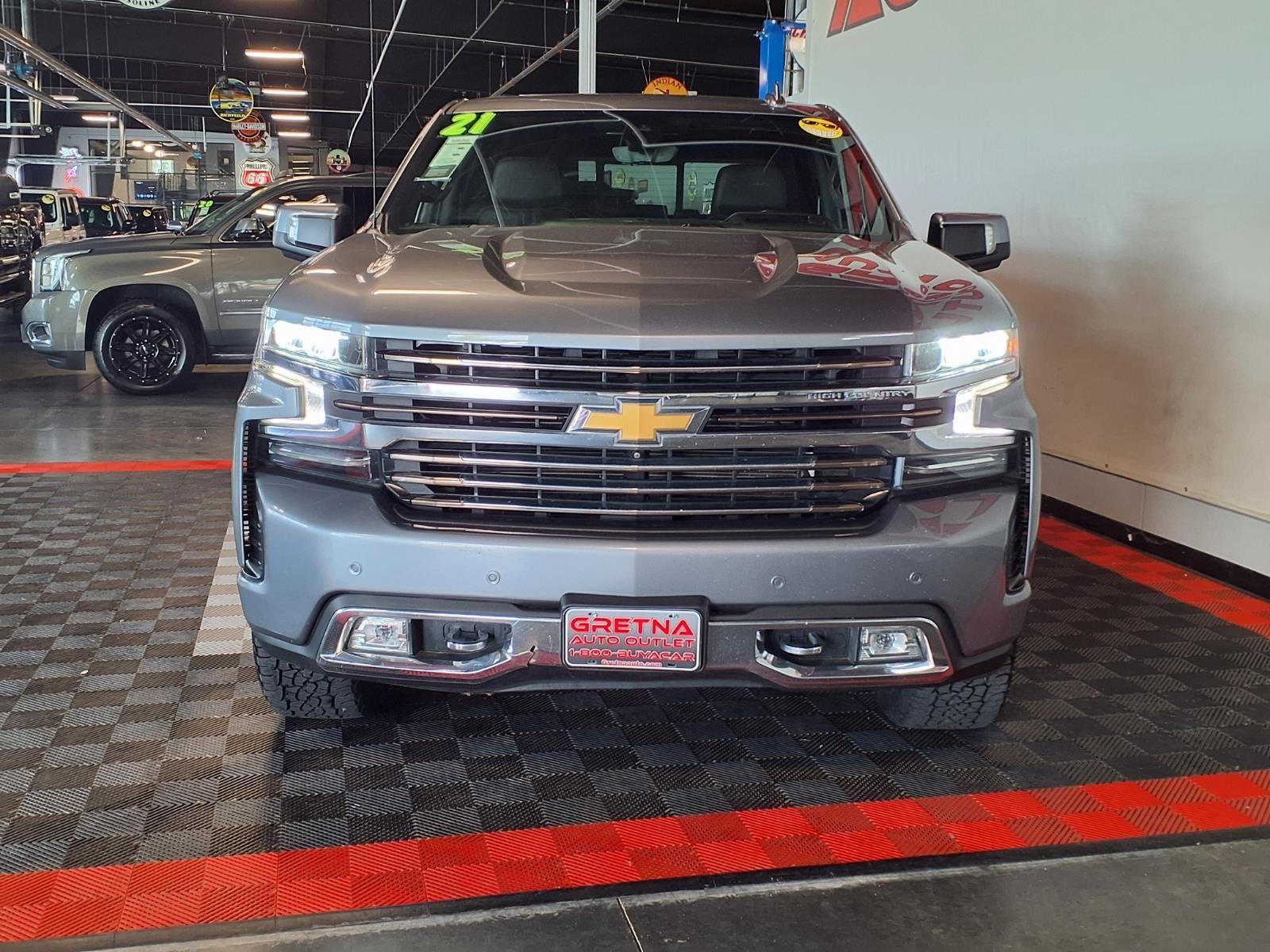 2021 Chevrolet Silverado 1500 High Country - Satin Steel Metallic exterior view 3