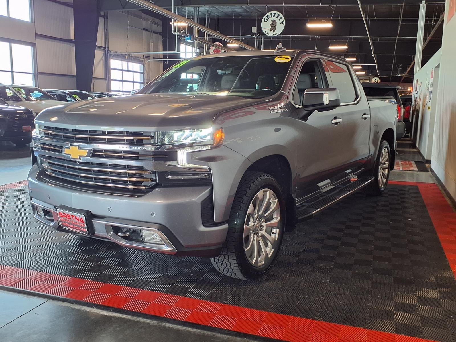 2021 Chevrolet Silverado 1500 High Country - Satin Steel Metallic exterior view 4