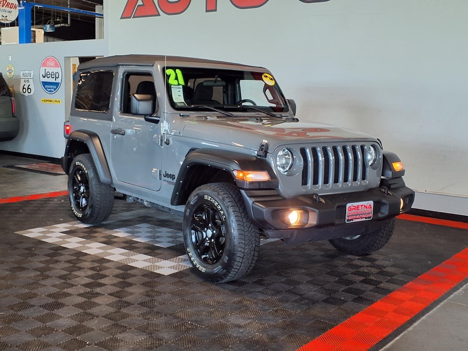2021 Jeep Wrangler Sport S - Sting-Grey exterior view 2