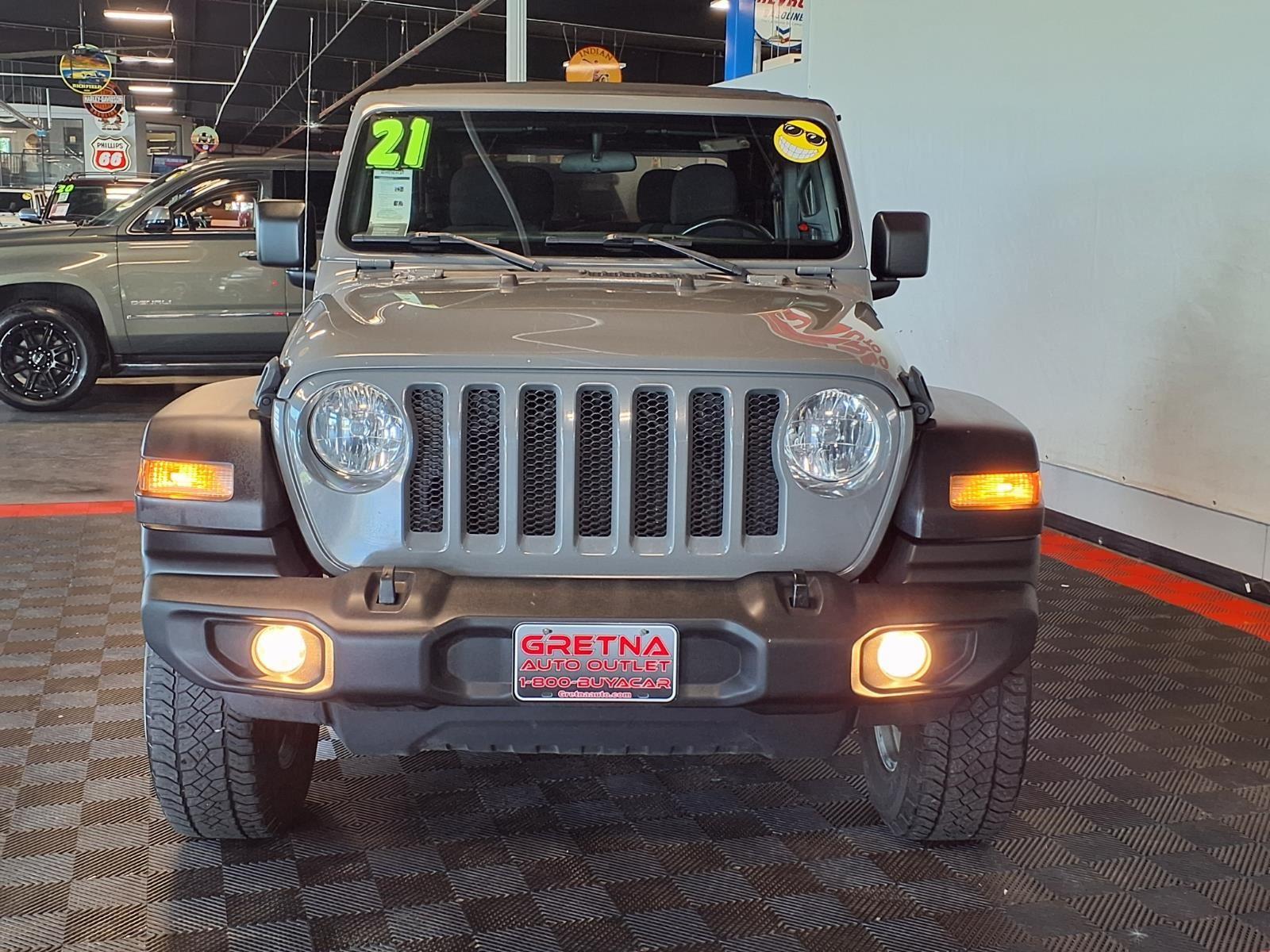 2021 Jeep Wrangler Sport S - Sting-Grey exterior view 3