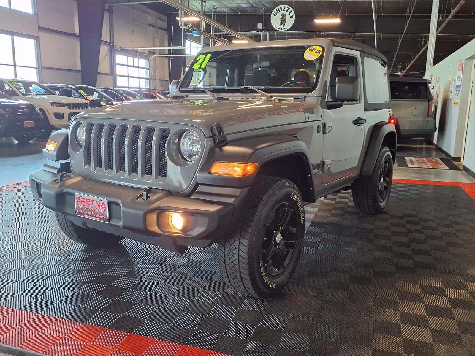 2021 Jeep Wrangler Sport S - Sting-Grey exterior view 4
