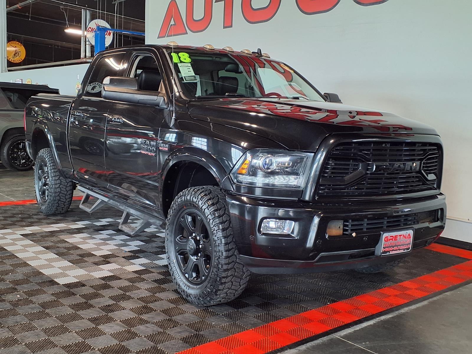 2018 Ram 2500 Laramie - Brilliant Black Crystal Pearlcoat exterior view 2