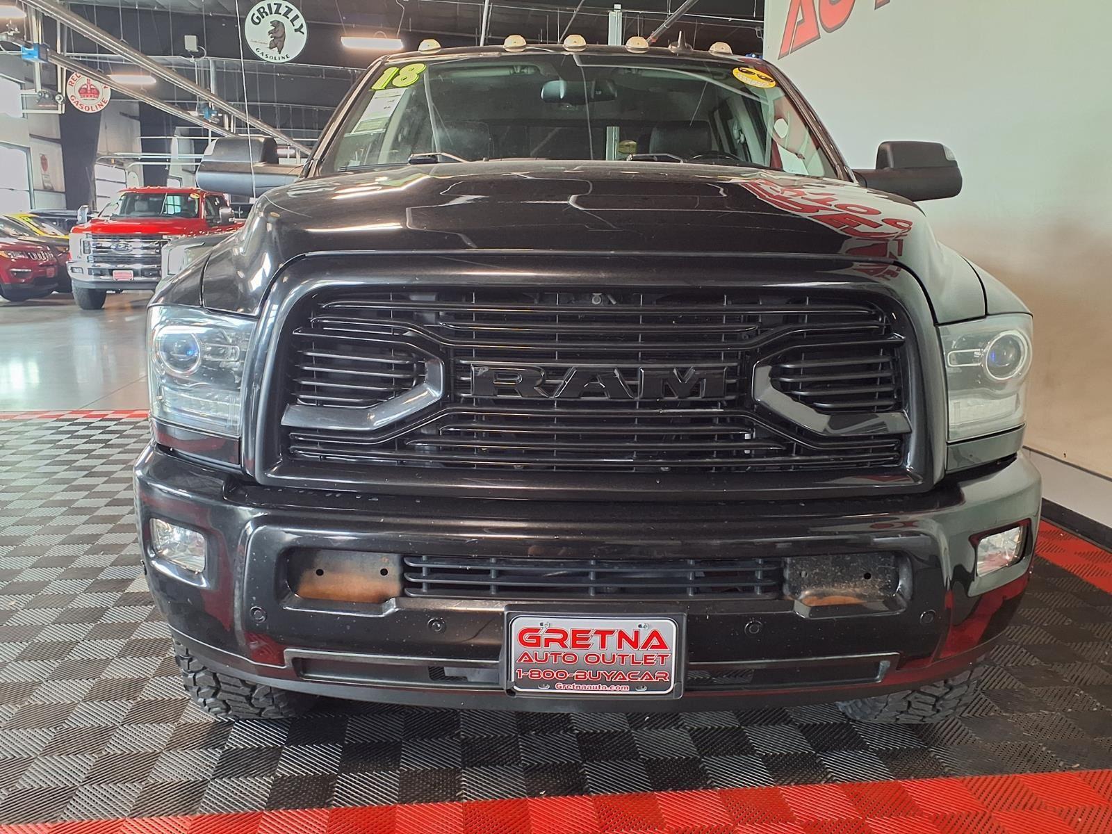 2018 Ram 2500 Laramie - Brilliant Black Crystal Pearlcoat exterior view 3