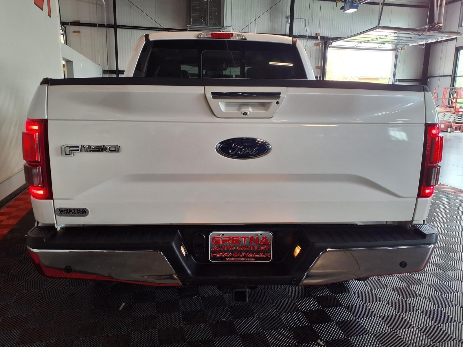 2015 Ford F-150 Lariat - White Platinum Metallic Tri-Coat exterior view 6
