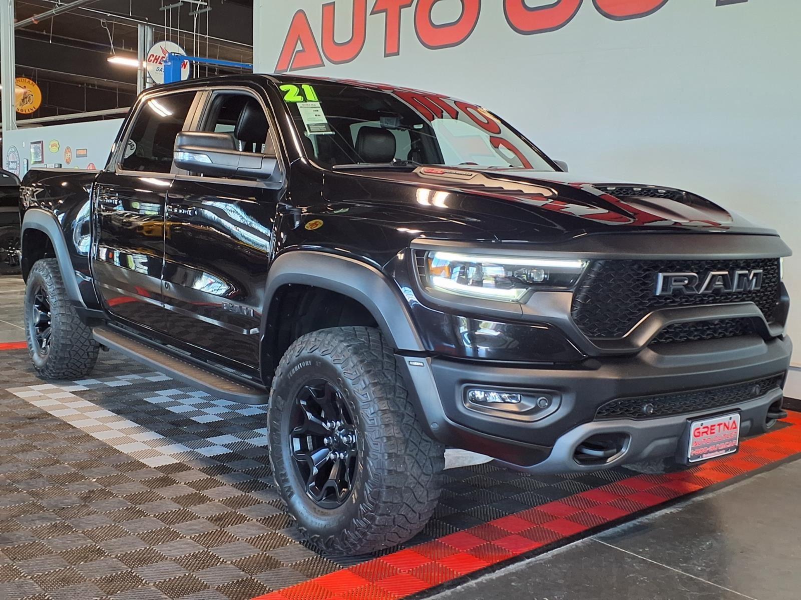 2021 Ram 1500 TRX - Diamond Black Crystal Pearlcoat exterior view 2