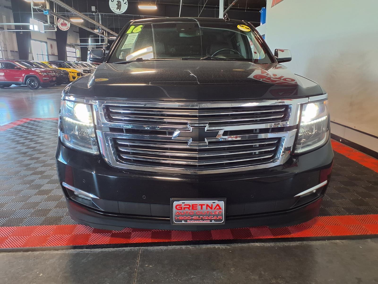 2016 Chevrolet Suburban LTZ - Black exterior view 3