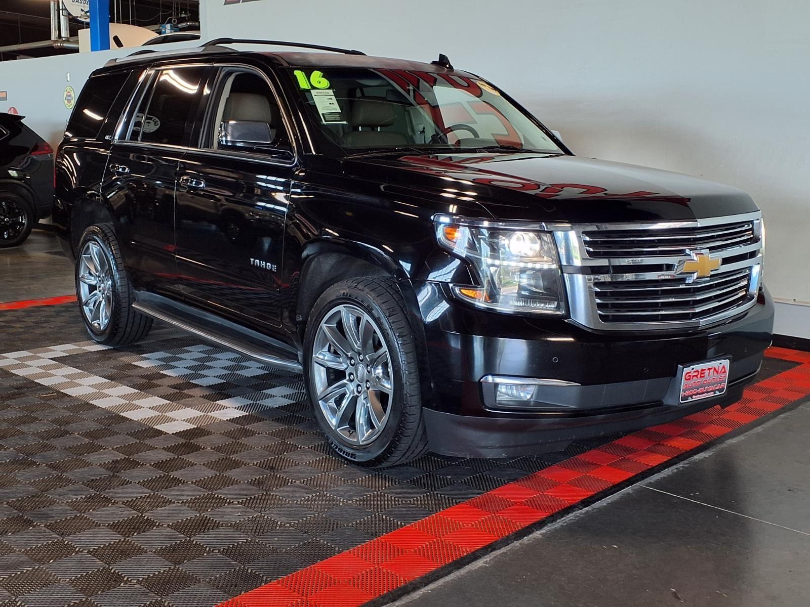 2016 Chevrolet Tahoe LTZ - Black exterior view 2