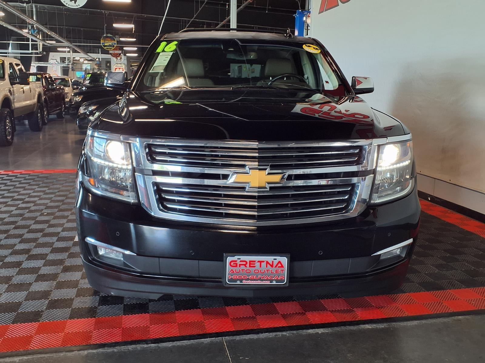 2016 Chevrolet Tahoe LTZ - Black exterior view 3