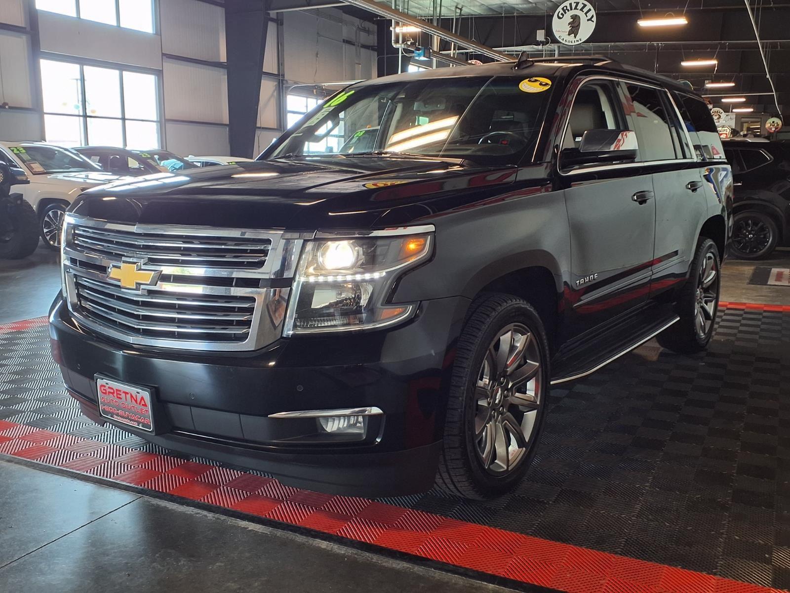 2016 Chevrolet Tahoe LTZ - Black exterior view 4