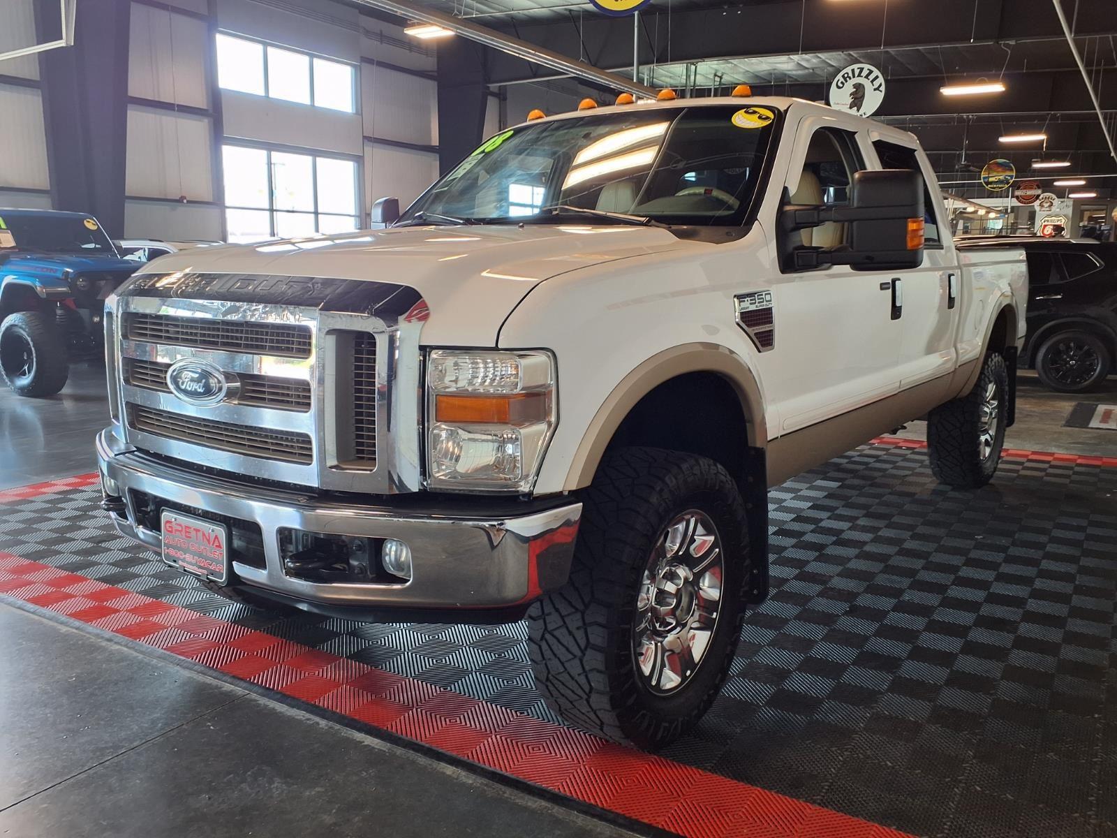2008 FORD F-350 SUPER DUTY - WHITE exterior view 4