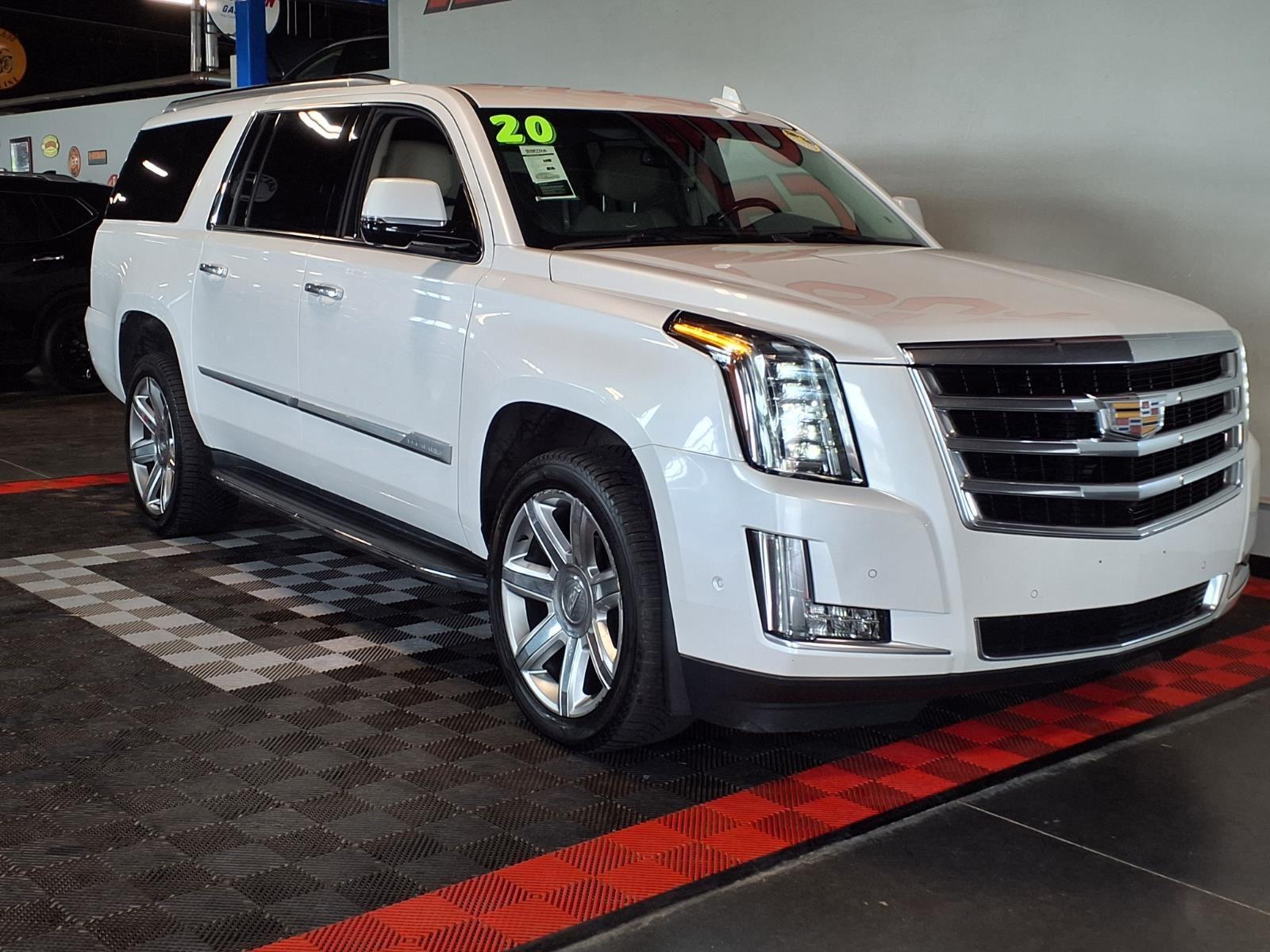 2020 Cadillac Escalade ESV Luxury - Crystal White Tricoat exterior view 2