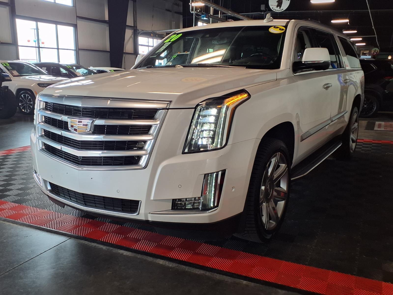 2020 Cadillac Escalade ESV Luxury - Crystal White Tricoat exterior view 4