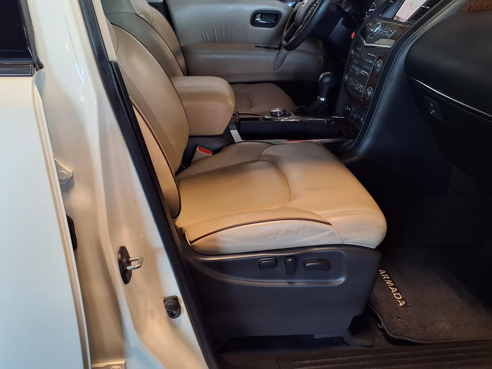 2018 Nissan Armada Platinum - Pearl White exterior view 13
