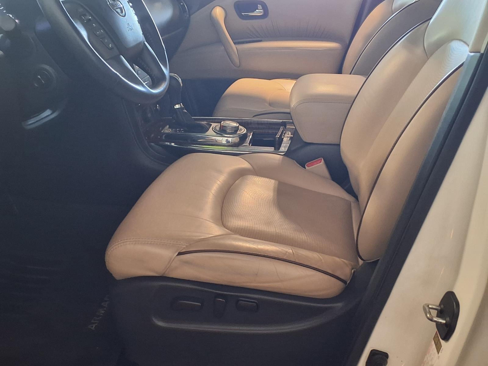 2018 Nissan Armada Platinum - Pearl White exterior view 20