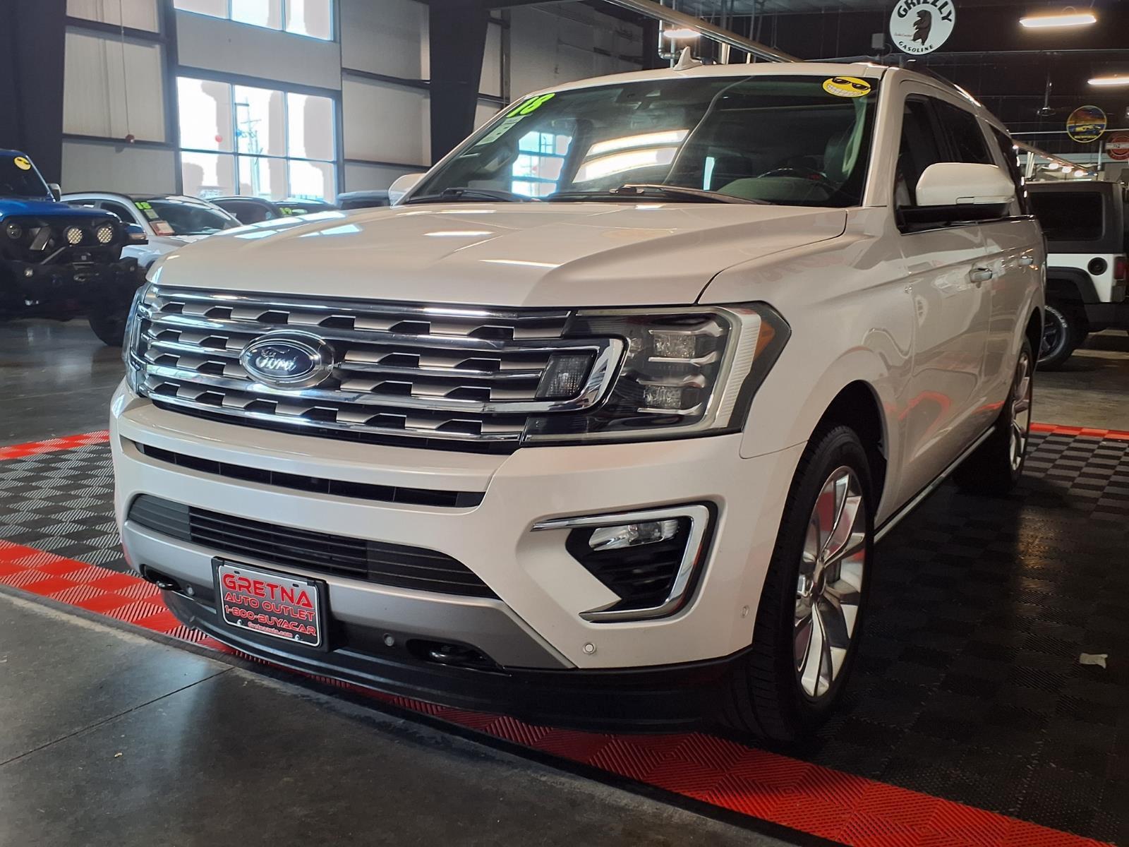 2018 Ford Expedition Limited - White Platinum Metallic Tri-Coat exterior view 4