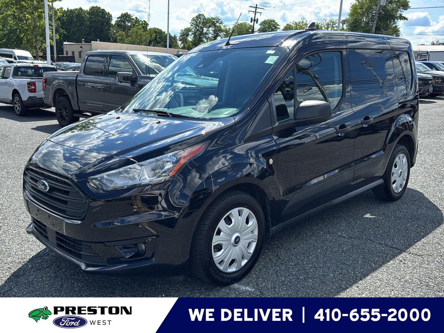 Agate Black 2022 Ford Transit Connect Cargo XLT FWD with Rear Cargo Doors Van Front-Wheel Drive 8-Speed Automatic