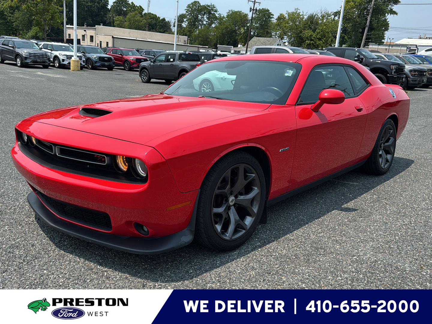 Torred Clearcoat 2019 Dodge Challenger Coupe Rear-Wheel Drive 8-Speed Automatic
