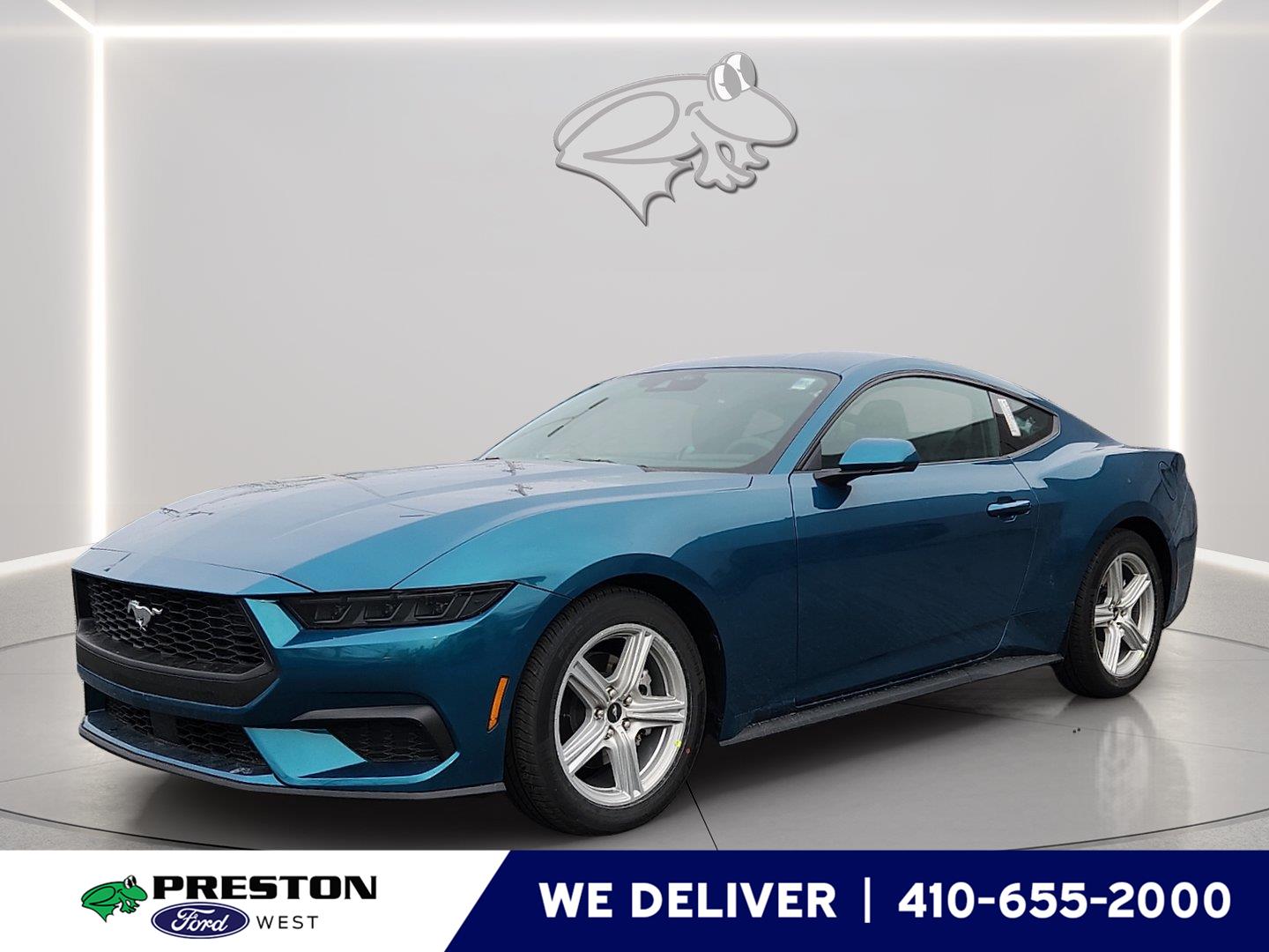 Adriatic Blue 2026 Ford Mustang Coupe Rear-Wheel Drive Automatic