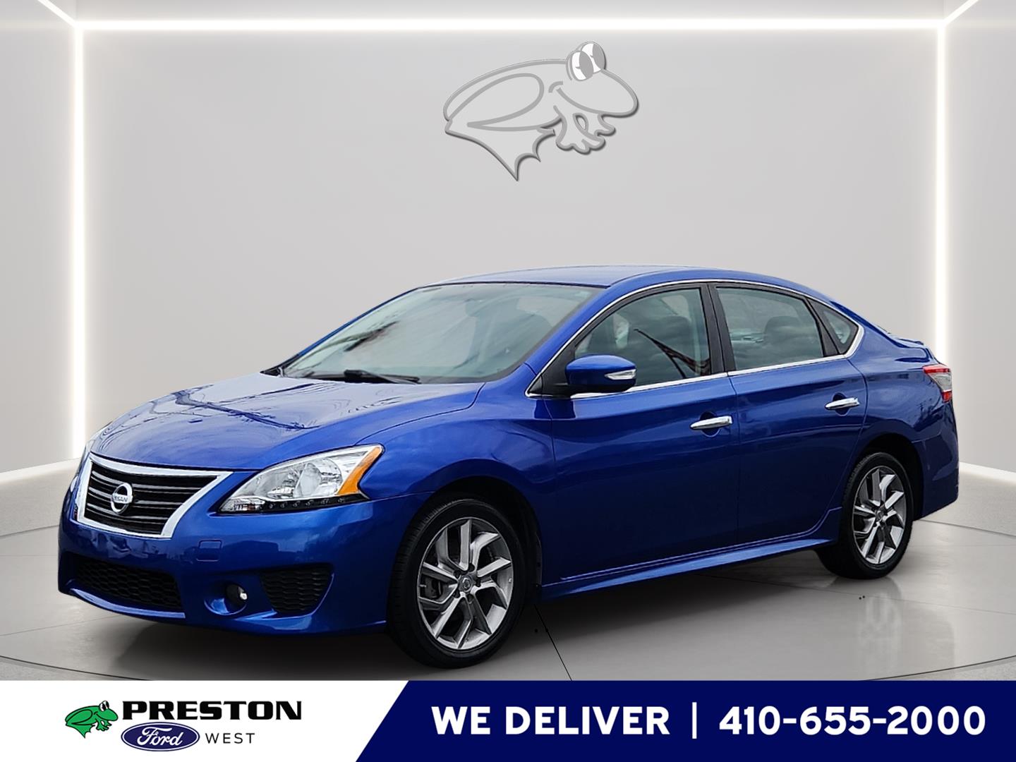 Metallic Blue 2015 Nissan Sentra SR Sedan Front-Wheel Drive Continuously Variable Transmission