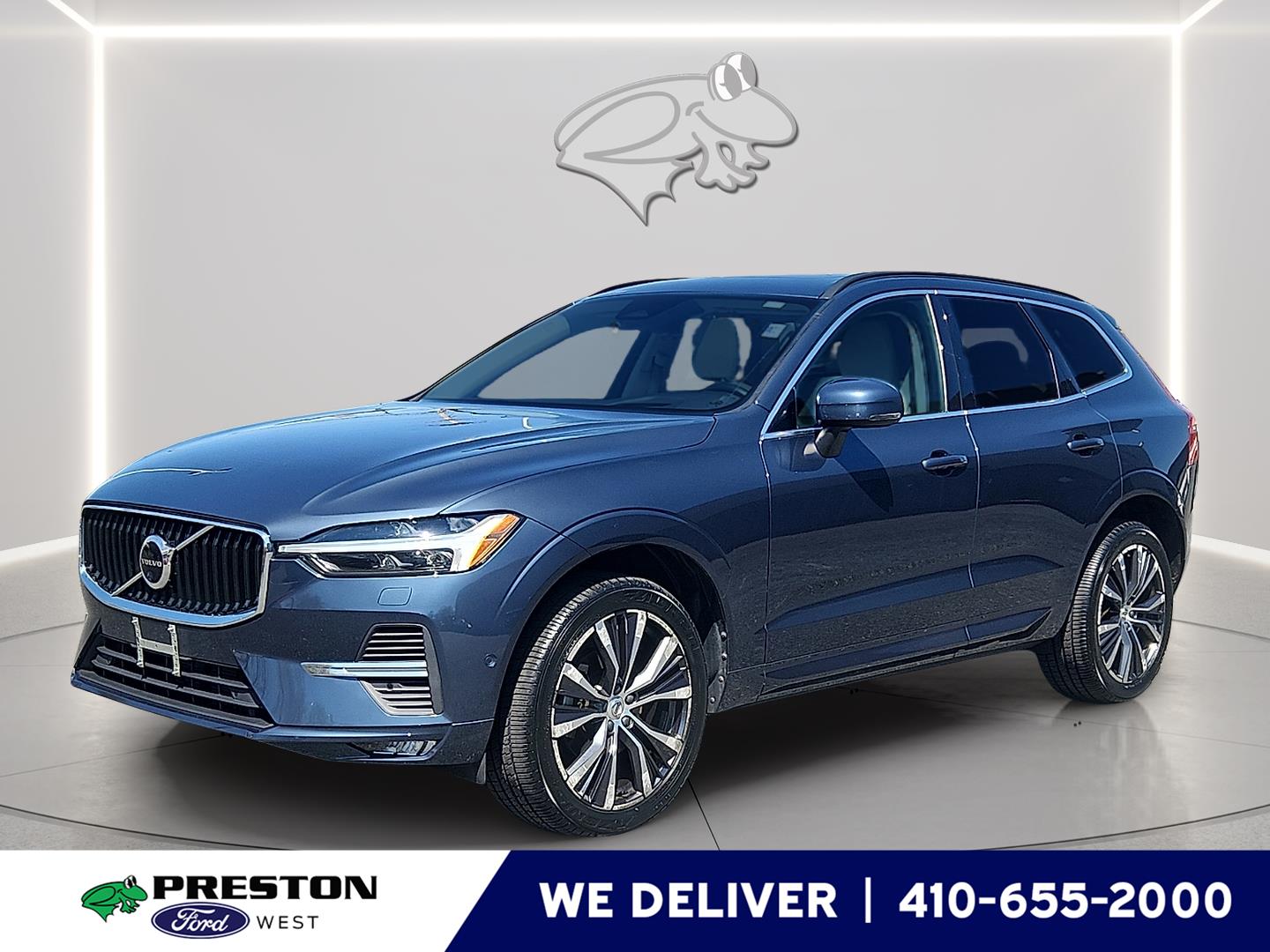 Denim Blue Metallic 2022 Volvo XC60 B5 Momentum AWD SUV / Crossover All-Wheel Drive Automatic