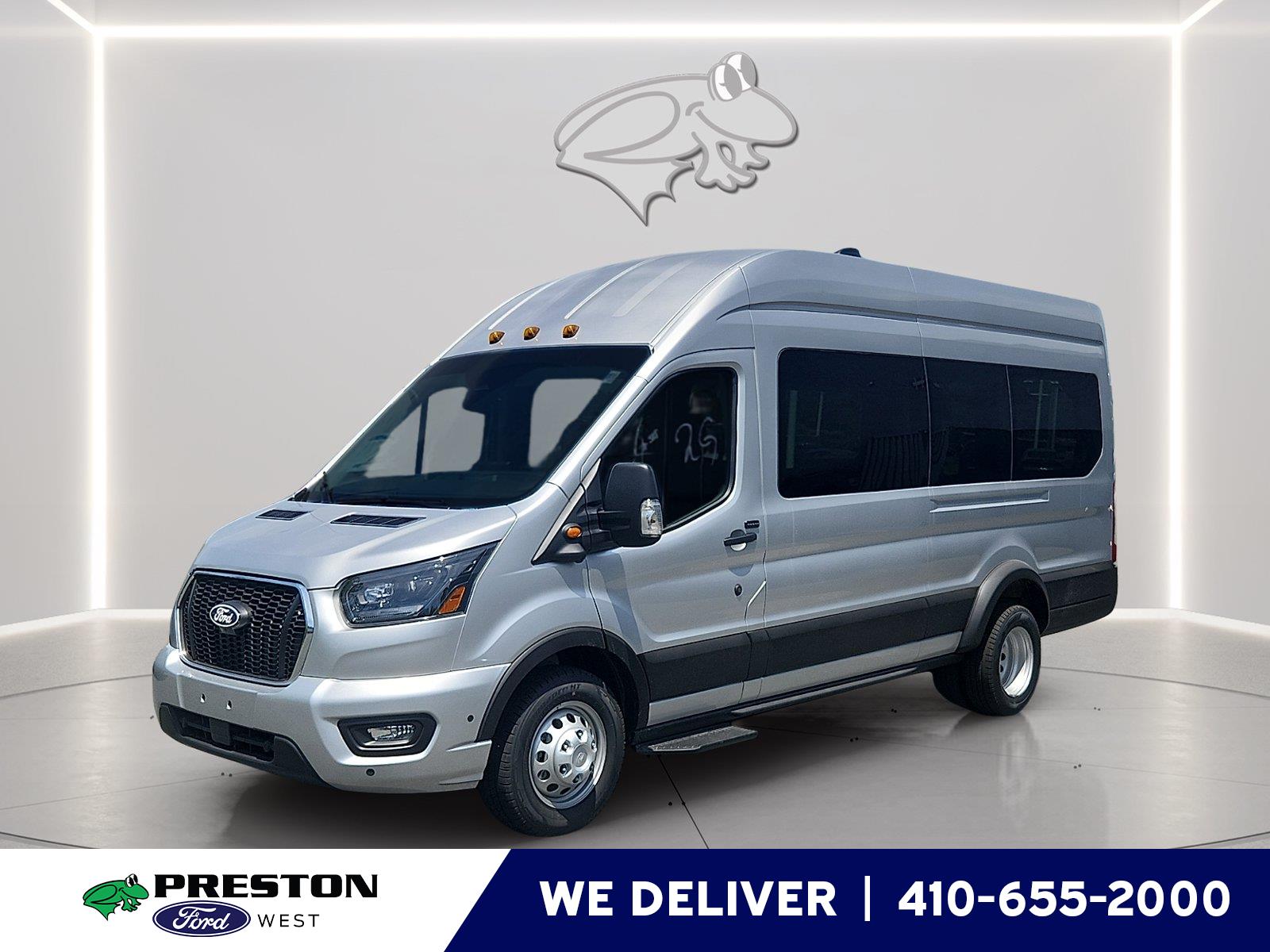 Ingot Silver Metallic 2026 Ford Transit Passenger Van All-Wheel Drive 