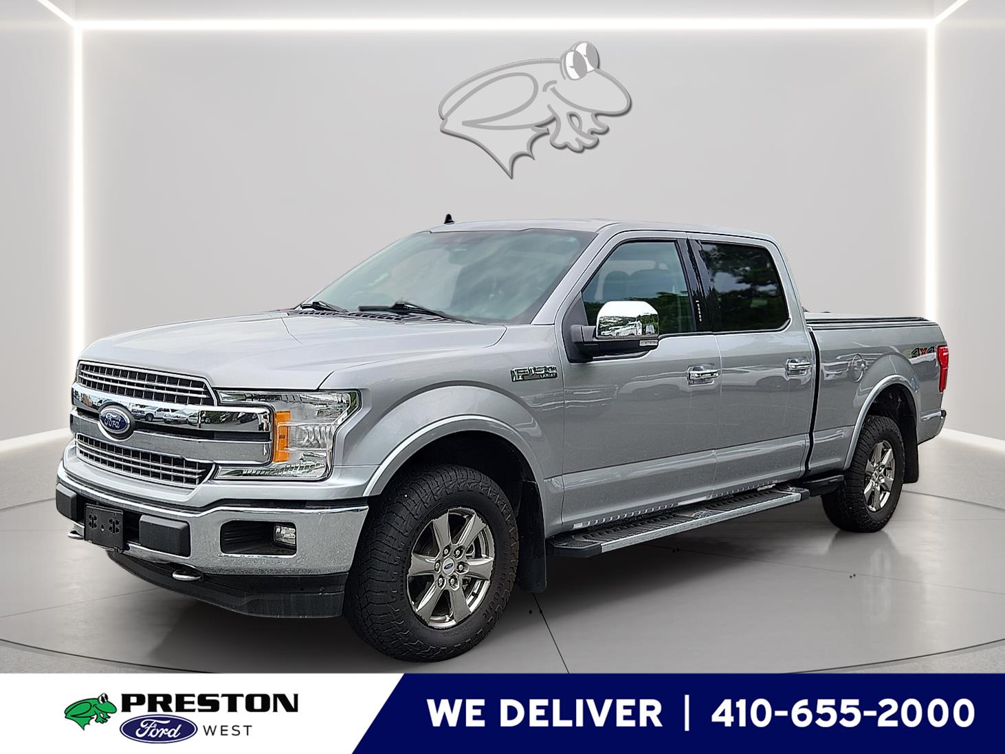 Iconic Silver 2020 Ford F-150 Pickup Truck Four-Wheel Drive Automatic