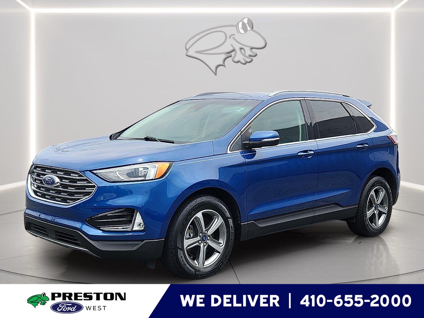 Atlas Blue 2020 Ford Edge SUV / Crossover All-Wheel Drive 8-Speed Automatic