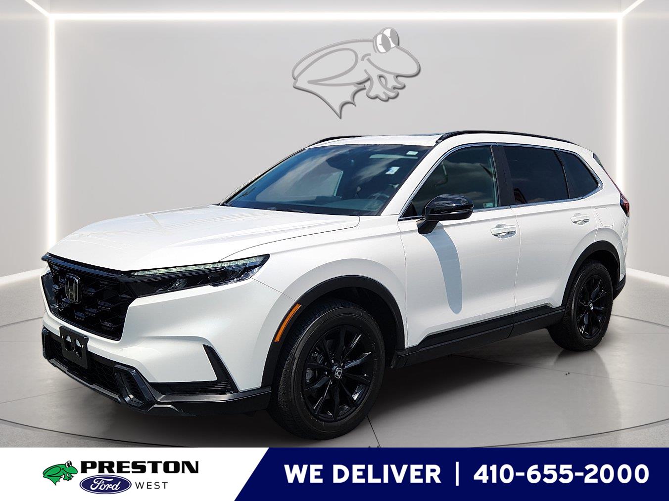 Platinum White Pearl 2025 Honda CR-V Hybrid SUV / Crossover All-Wheel Drive 1-Speed Dual Clutch
