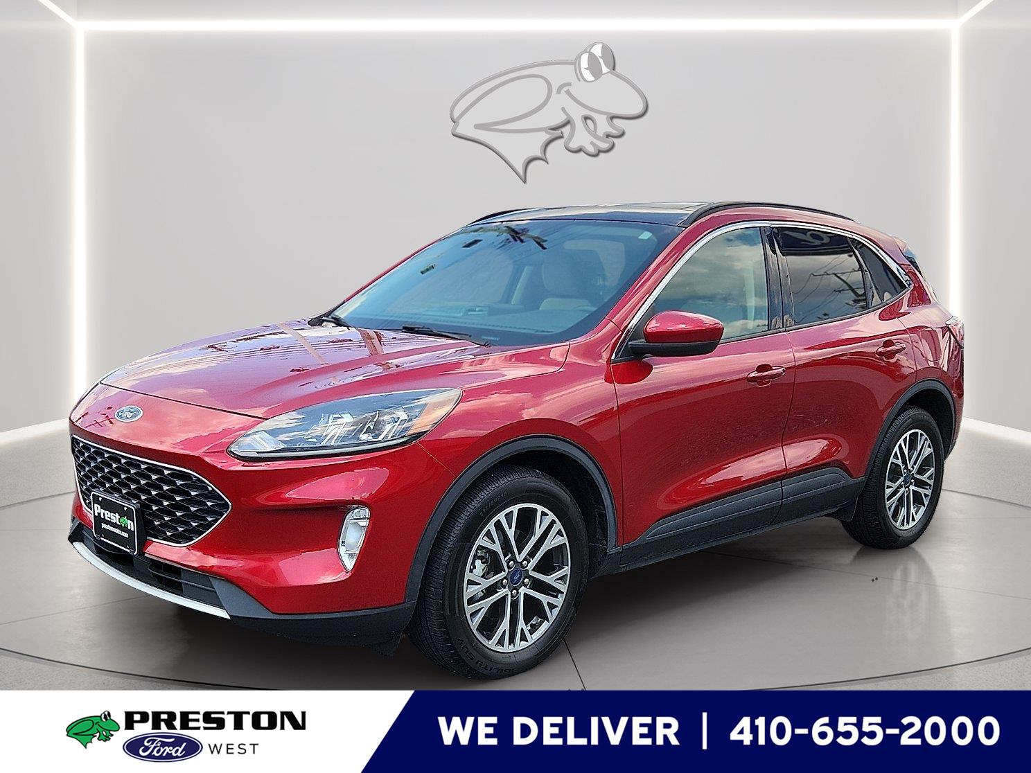 Rapid Red Metallic Tinted Clearcoat 2020 Ford Escape SUV / Crossover All-Wheel Drive 8-Speed Automatic