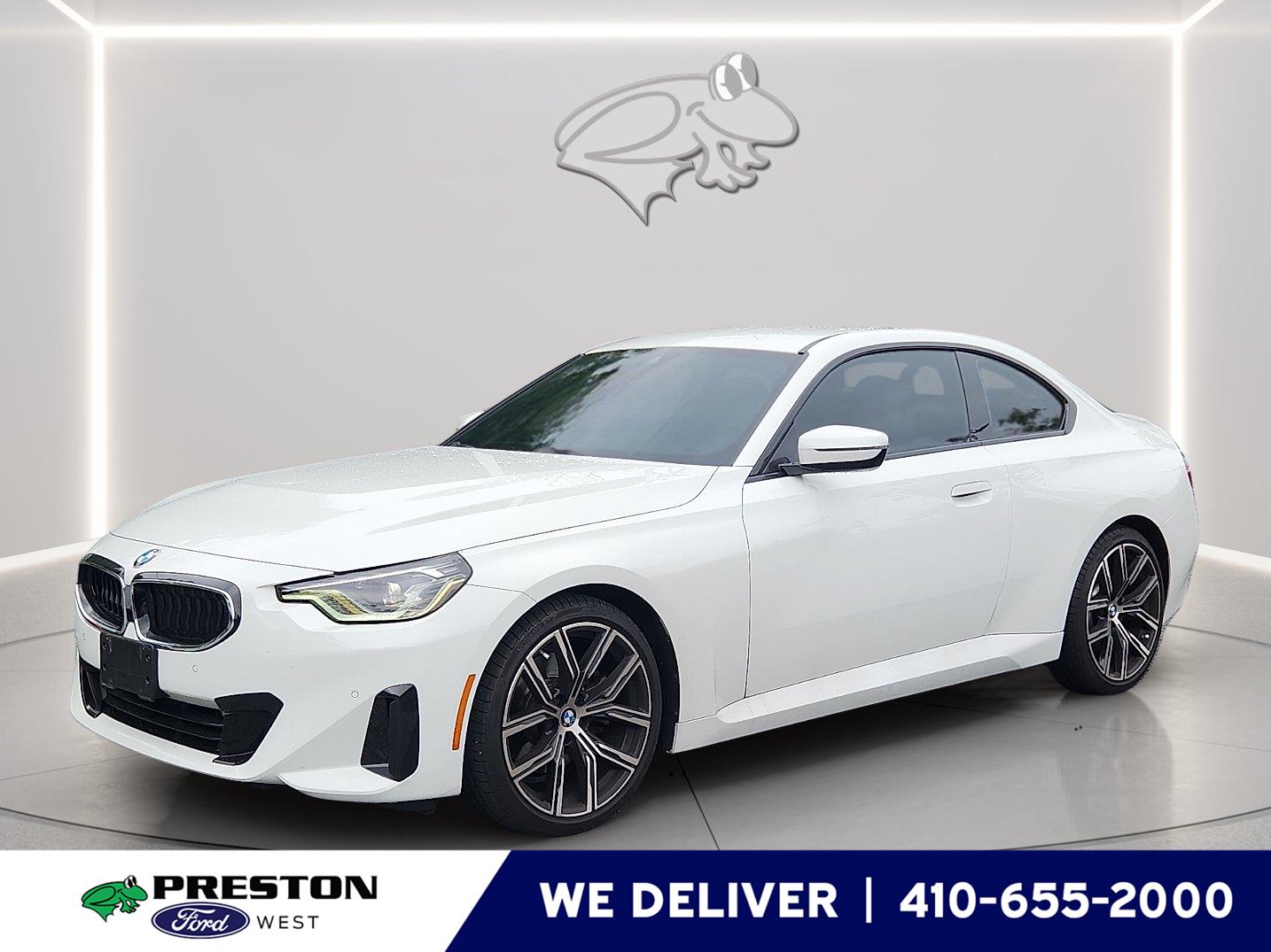 Alpine White 2024 BMW 2 Series Coupe Rear-Wheel Drive Automatic