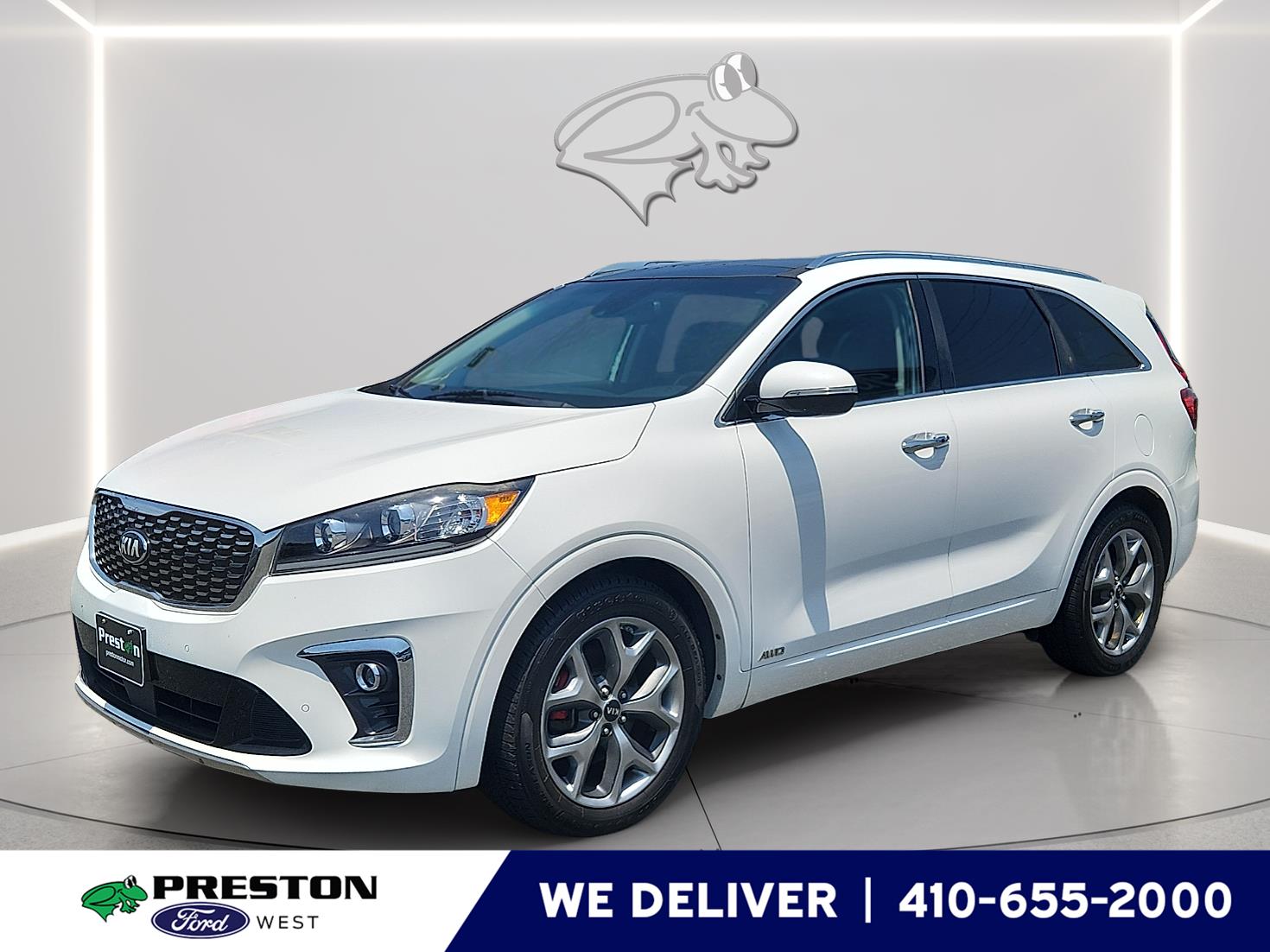 Snow White Pearl 2019 Kia Sorento SUV / Crossover All-Wheel Drive 8-Speed Automatic