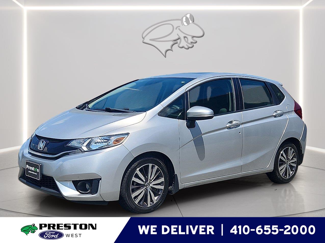 Alabaster Silver Metallic 2015 Honda Fit Hatchback Front-Wheel Drive Manual