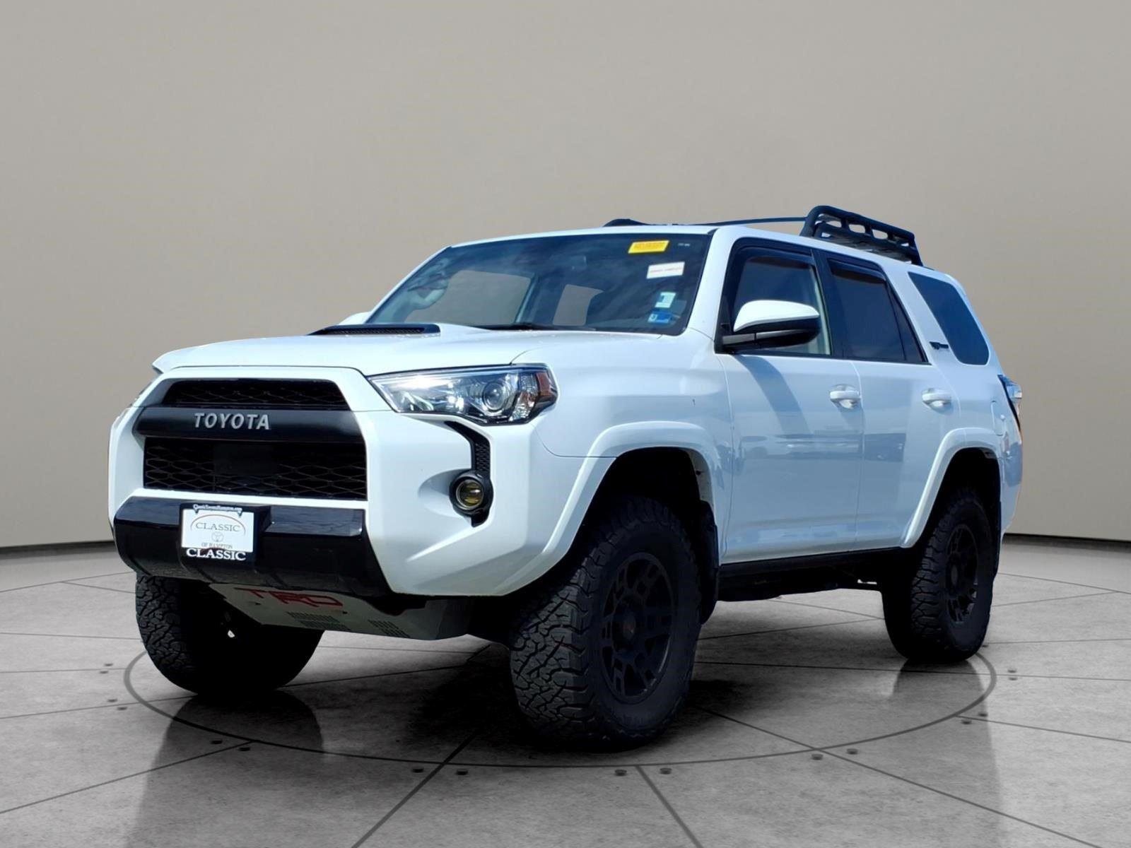 Super White 2020 Toyota 4Runner TRD Pro 4WD SUV / Crossover Four-Wheel Drive Automatic