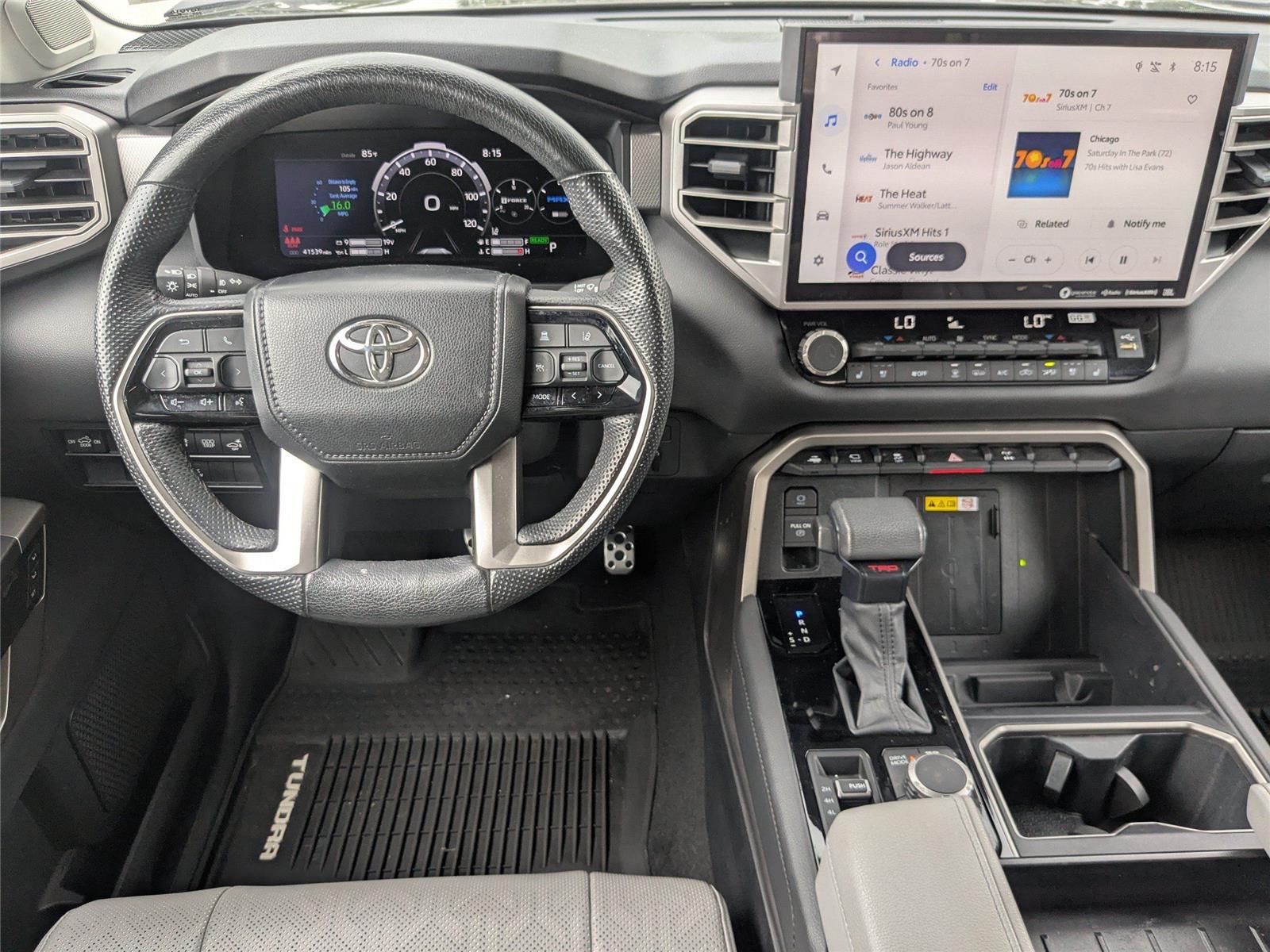Used 2024 Midnight Black Metallic Toyota Limited Hybrid image 15