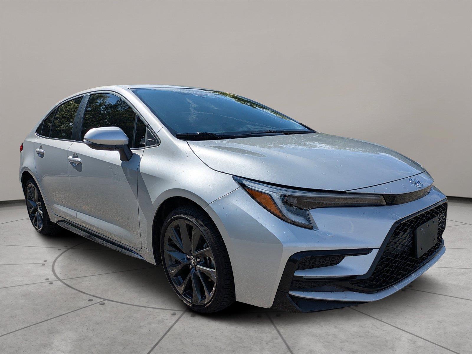 Classic Silver Metallic 2024 Toyota Corolla Sedan Front-Wheel Drive Continuously Variable Transmission
