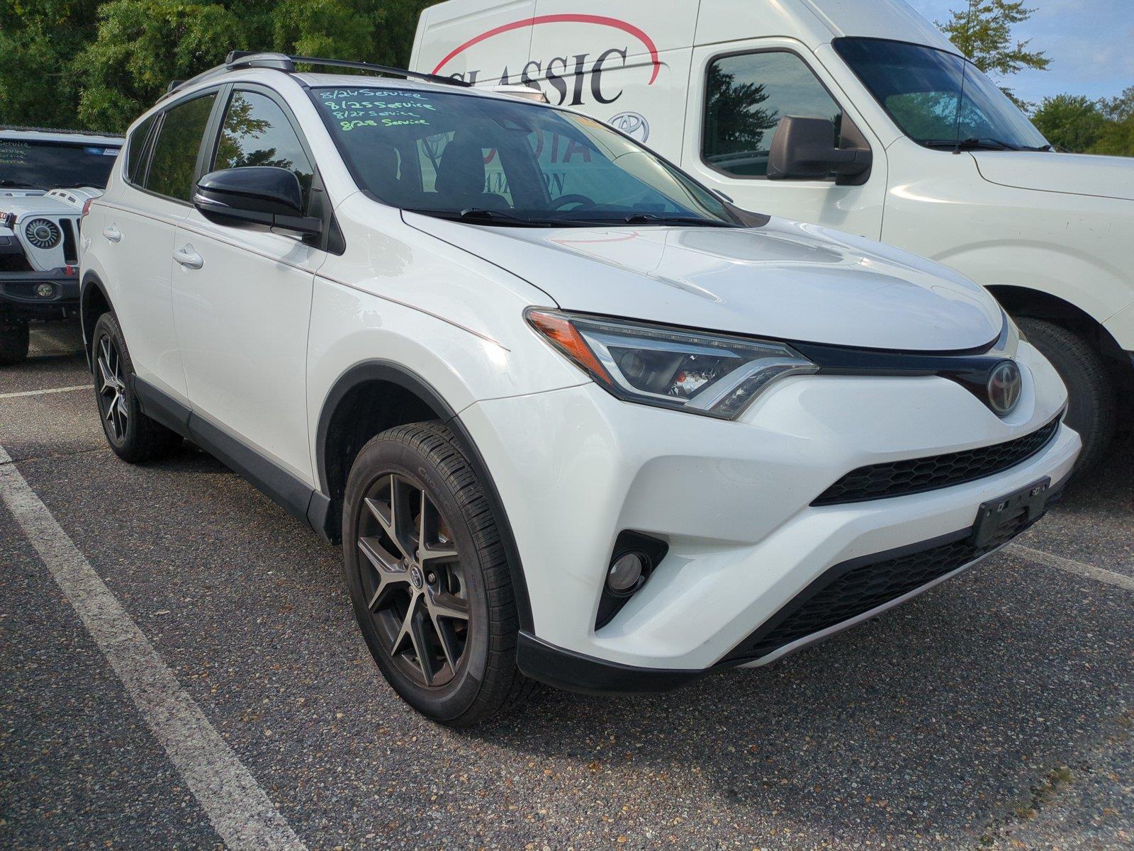 Super White 2017 Toyota RAV4 SUV / Crossover All-Wheel Drive Automatic