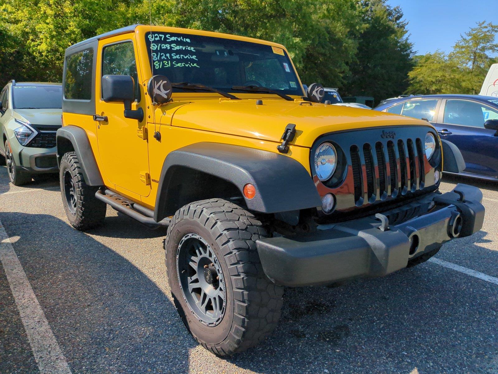 Baja Yellow Clearcoat 2015 Jeep Wrangler SUV / Crossover Four-Wheel Drive 5-Speed Automatic