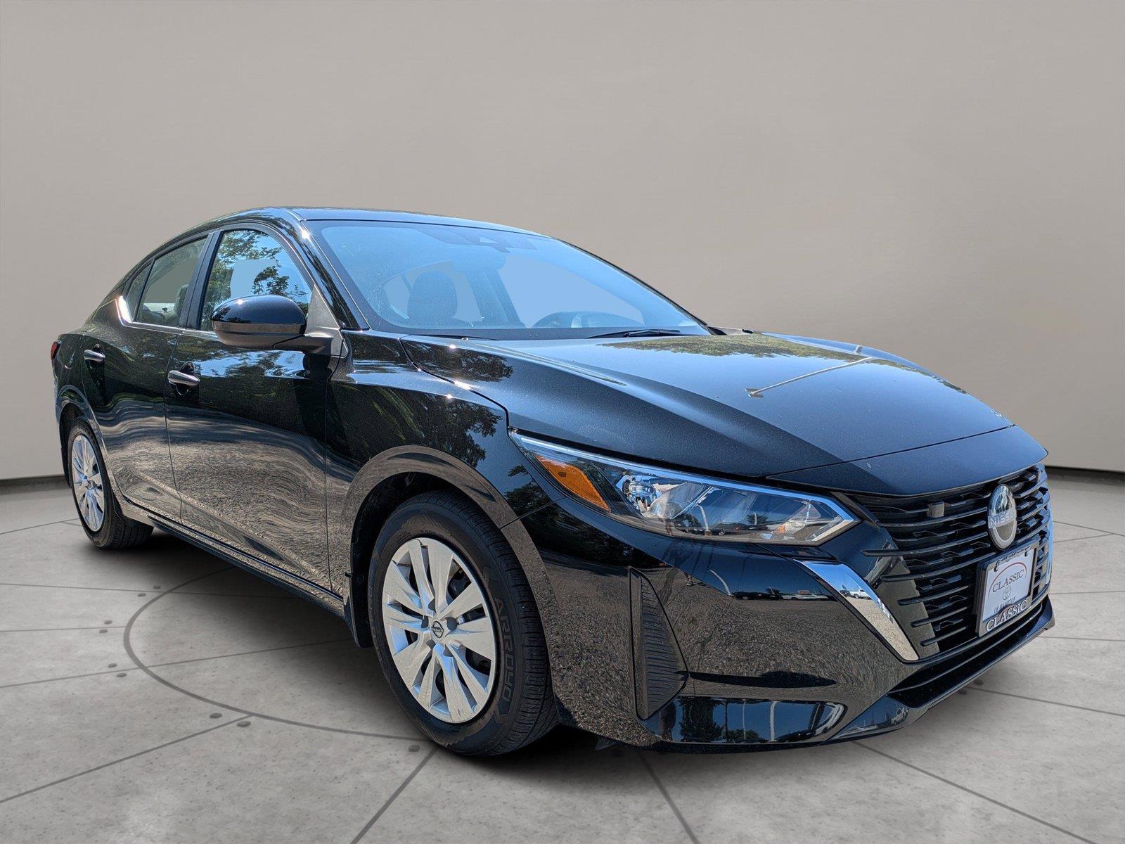 Super Black 2025 Nissan Sentra Sedan Front-Wheel Drive Continuously Variable Transmission