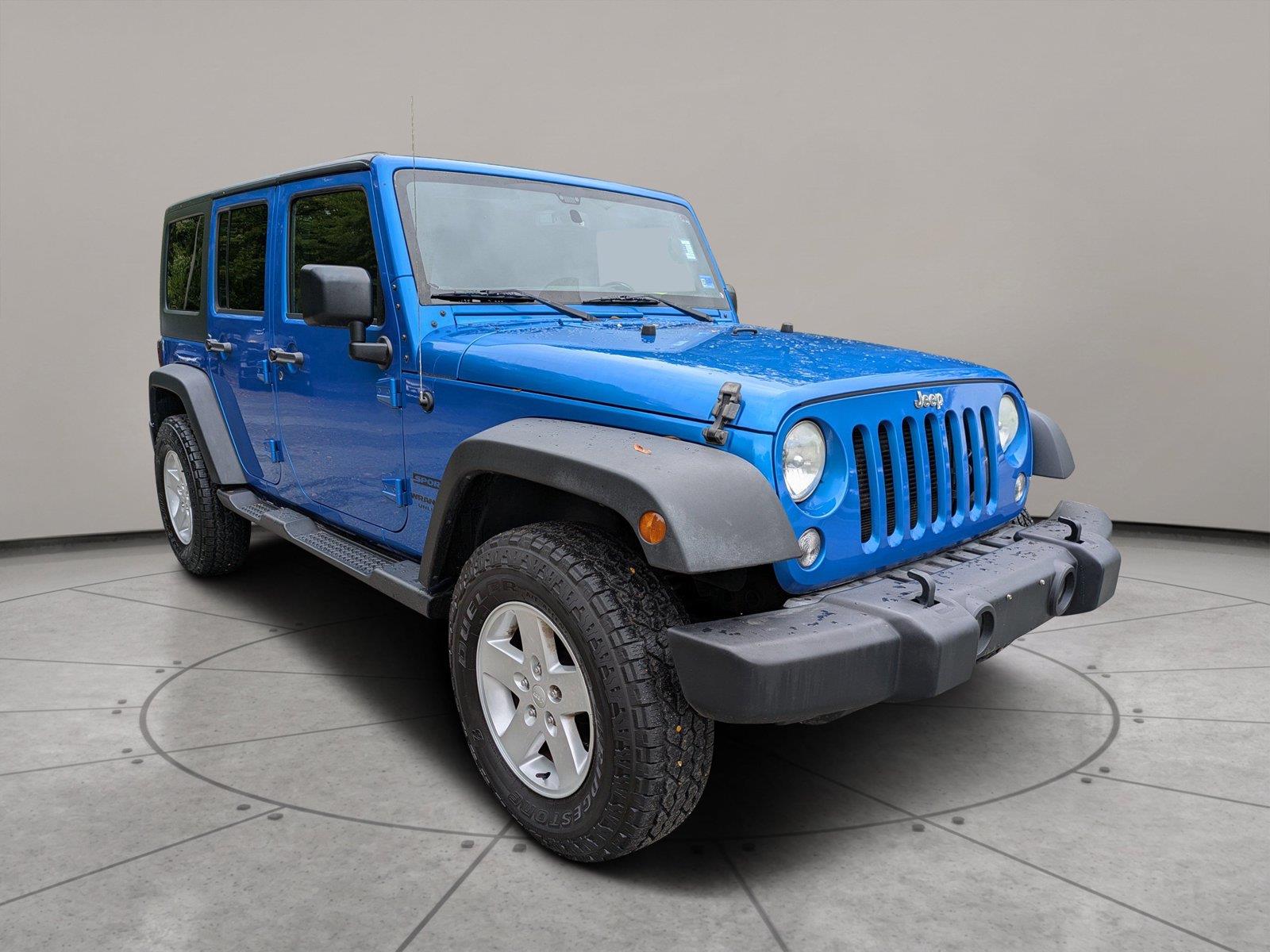 Hydro Blue Pearl Coat 2015 Jeep Wrangler SUV / Crossover Four-Wheel Drive 5-Speed Automatic