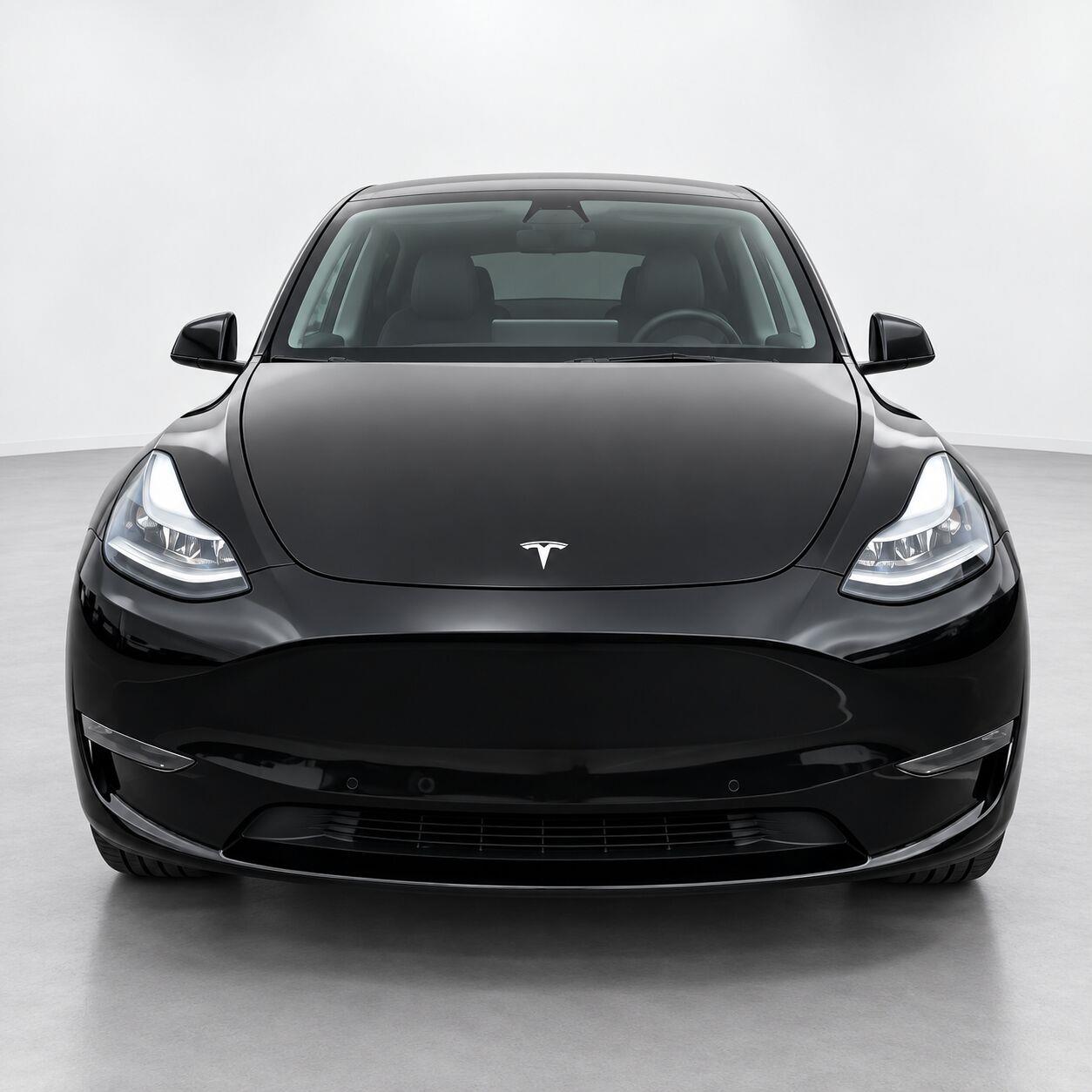 Used 2022 Solid Black Tesla Performance image 8