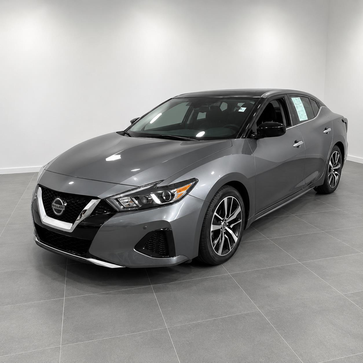 Gray (Gun Metallic) 2020 Nissan Maxima S FWD Sedan Front-Wheel Drive Continuously Variable Transmission