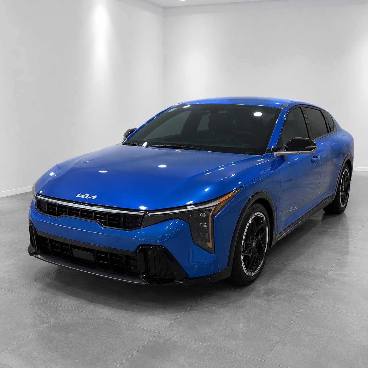 Wave Blue 2025 Kia K4 GT-Line FWD Sedan Front-Wheel Drive Continuously Variable Transmission