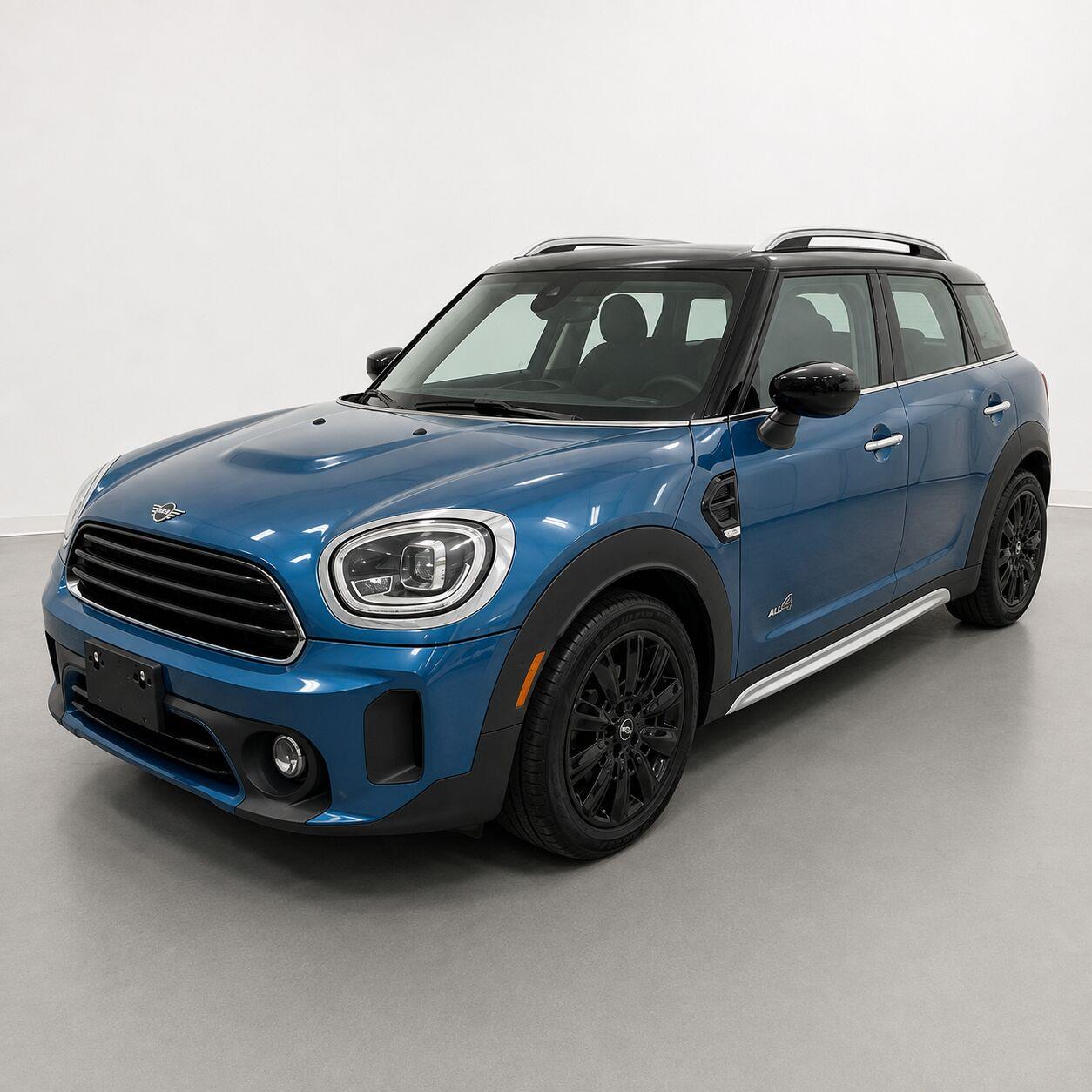Island Blue Metallic 2022 MINI Countryman SUV / Crossover All-Wheel Drive Automatic