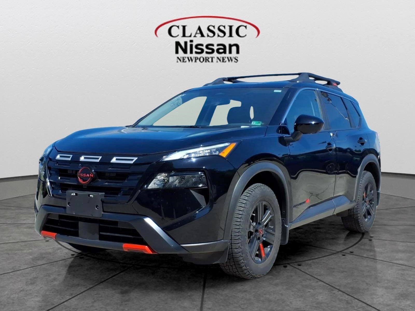 Super Black 2025 Nissan Rogue Rock Creek AWD SUV / Crossover All-Wheel Drive Continuously Variable Transmission