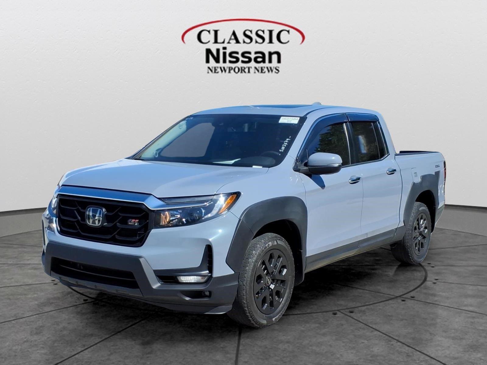 Sonic Gray Pearl 2023 Honda Ridgeline RTL AWD Pickup Truck All-Wheel Drive Automatic