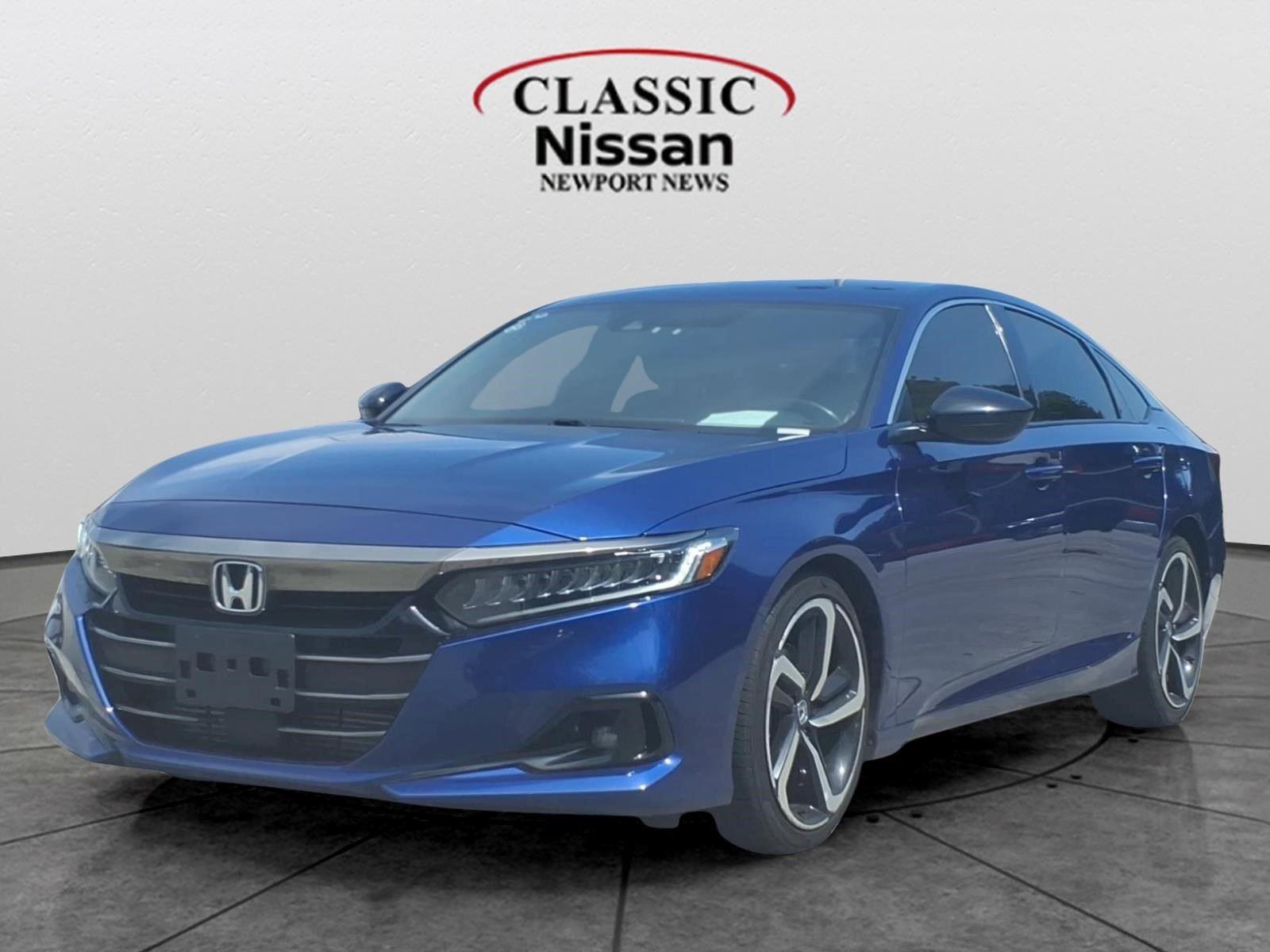 Still Night Pearl 2022 Honda Accord Sport FWD Sedan Front-Wheel Drive Continuously Variable Transmission