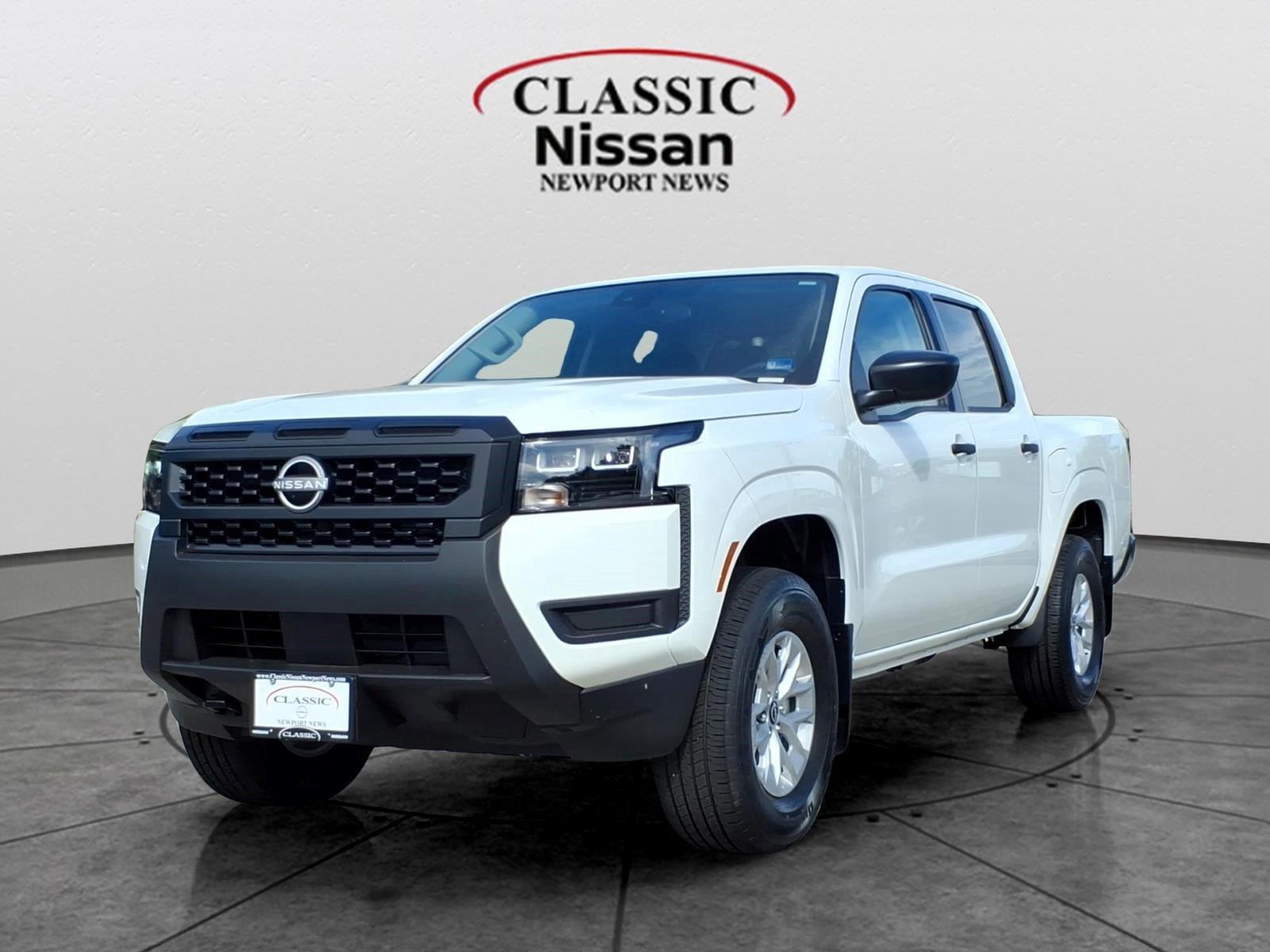 Glacier White 2026 Nissan Frontier Pickup Truck Four-Wheel Drive Automatic