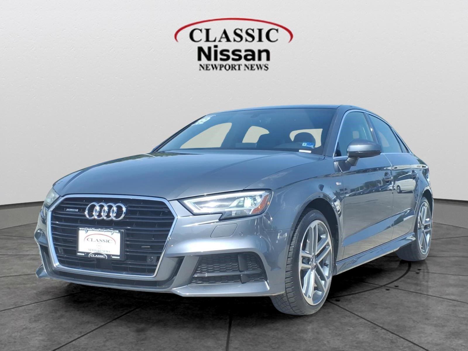 Monsoon Gray Metallic 2019 Audi A3 Sedan All-Wheel Drive Automatic